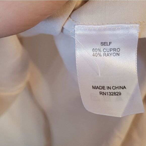 LPA Revolve Women's Champagne Cupro High Neck Mini Dress Size S - Picture 4 of 6